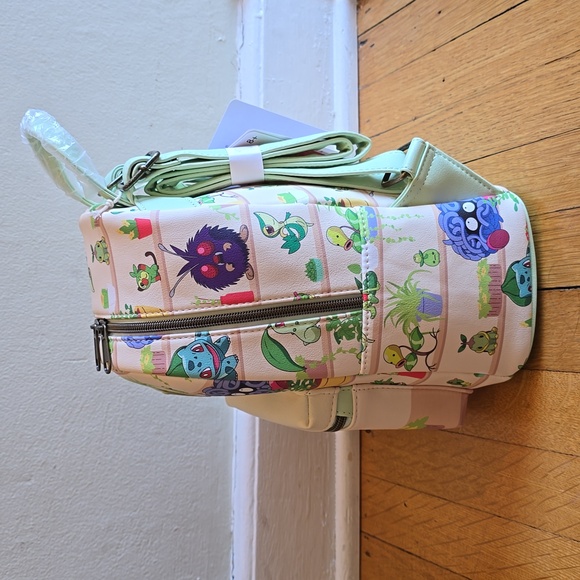 NWT, Loungefly Pokémon Plants Mini Backpack GameStop Exclusive - Picture 3 of 16